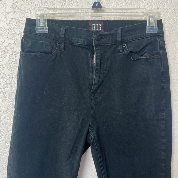Urban Outfitters BDG Jeans Twig High Rise Skinny Distressed Black size 26 - Picture 5 of 14